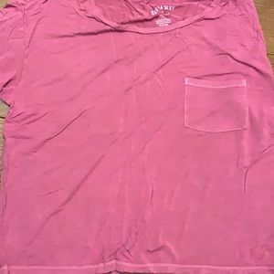 American Eagle Outfitters Pink Short Sleeve Tee